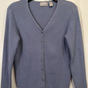 Old Navy Medium Size Powder Blue V-Neck Cardigan